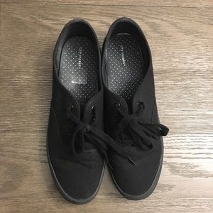 Black sneakers